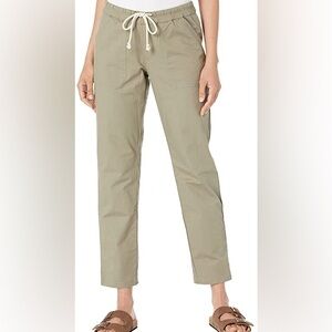 Pact Twill Drawstring Daily Roll Up Twill Pant! Organic Cotton! Khaki, medium M